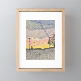#1 Sunrise Framed Mini Art Print