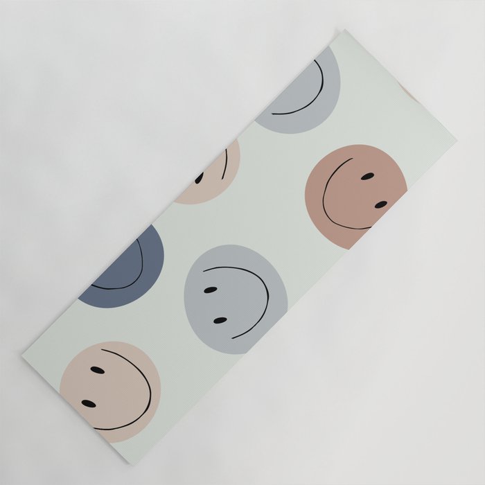 Smiley faces Yoga Mat