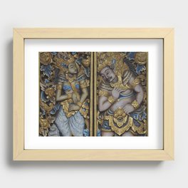 Balinese Couple Recessed Framed Print