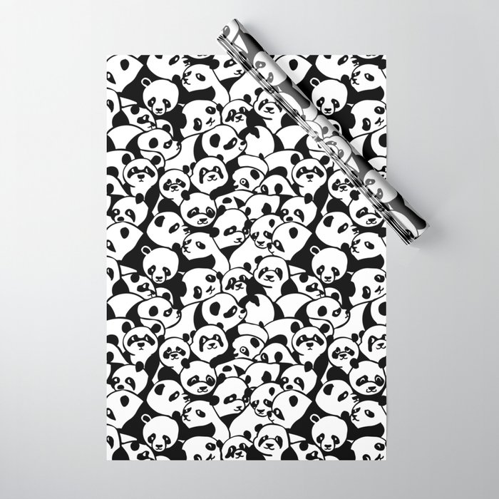 Panda online wrapping paper