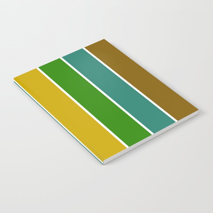 Green and ocher palette Notebook