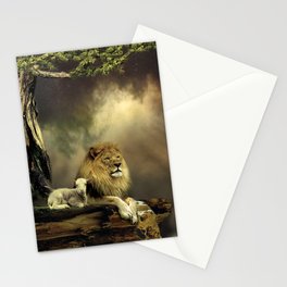 The Lion & the Lamb Stationery Card