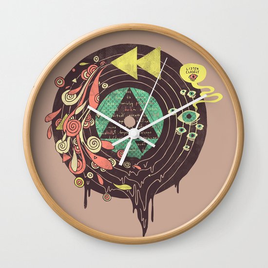 Subliminal Wall Clock