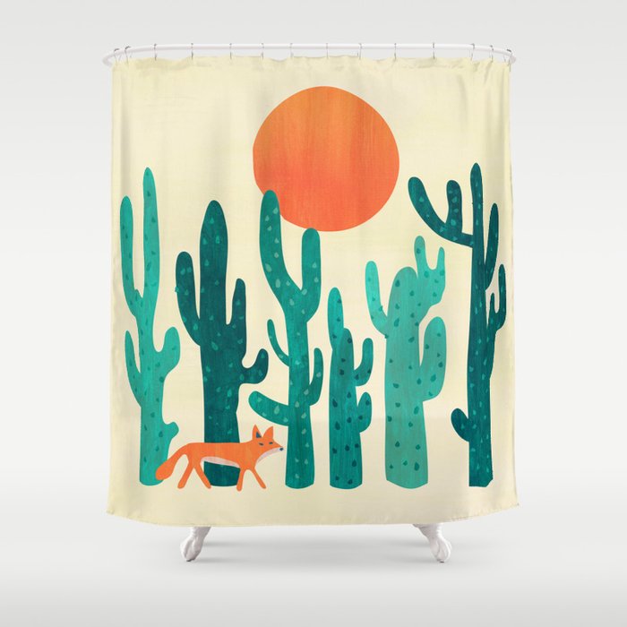 Desert fox Shower Curtain
