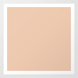 Desert sand color. Solid color. Art Print | Monotone, Abstract, Flat, Colors, Blank, Color, Solid, Empty, Desertsand, Space 
