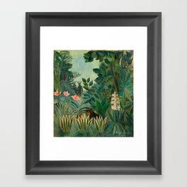 Henri Rousseau - The Equatorial Jungle Framed Art Print