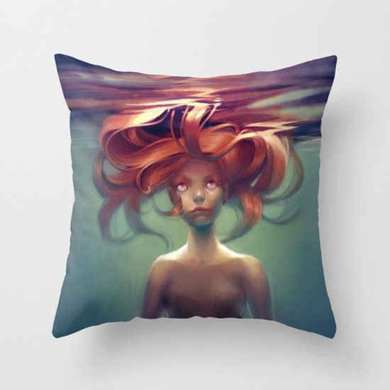Mermaid Throw Pillow