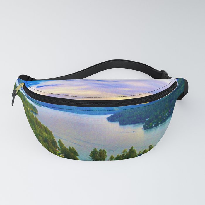 Midday Hayden Lake sky Fanny Pack