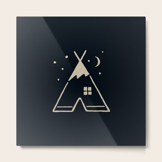 Home Metal Print