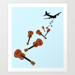 Uke Em Art Print