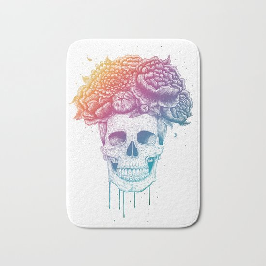 Color skull Bath Mat