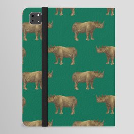 Rhino Pattern iPad Folio Case