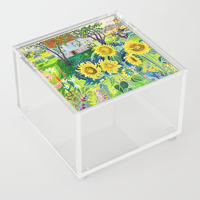 Sunflower Acrylic Box