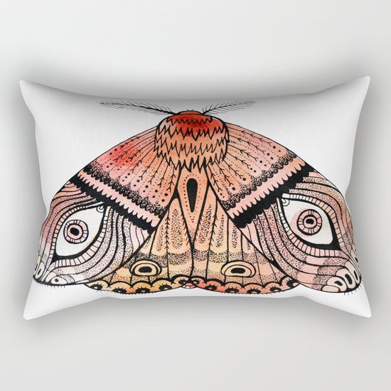 moth Rectangular Pillow