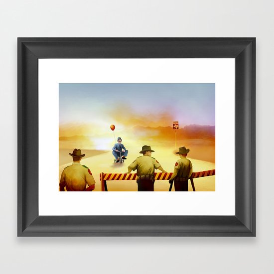 texas exile Framed Art Print