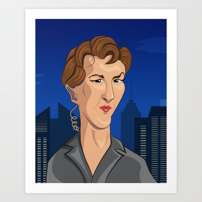 Rachel Maddow Art Print