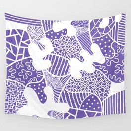 Geometrical pattern maximalist 18 Wall Tapestry