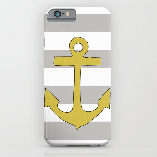 Golden Anchor iPhone & iPod Case