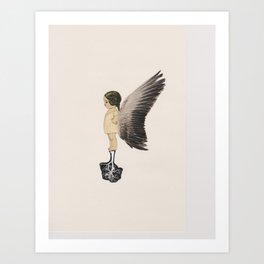 wings and roots Art Print
