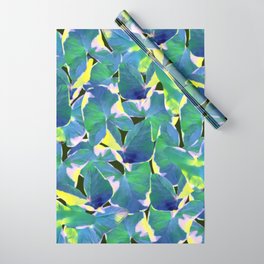 Caladium Bicolor leaves Pattern Art Print Wrapping Paper
