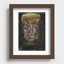 Over The Garden Wall Recessed Framed Print