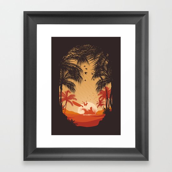 Summertime Madness Framed Art Print