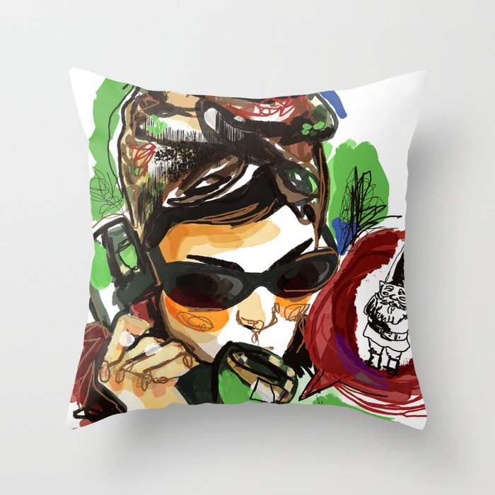 Time is hard for dreamers Throw Pillow