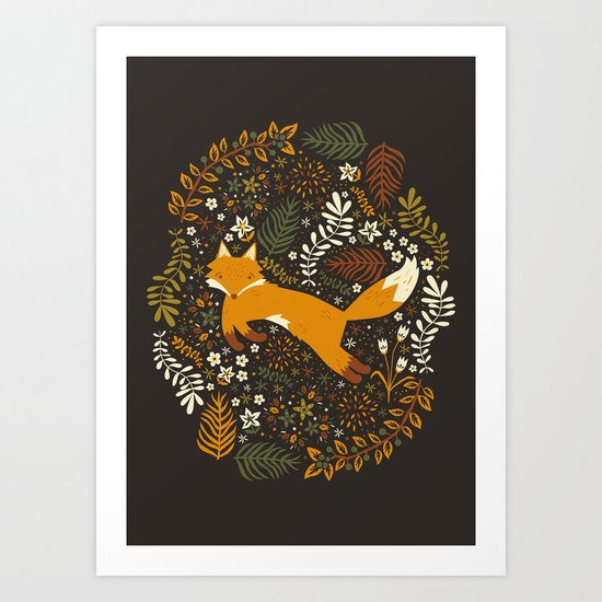 Fox Tales Art Print