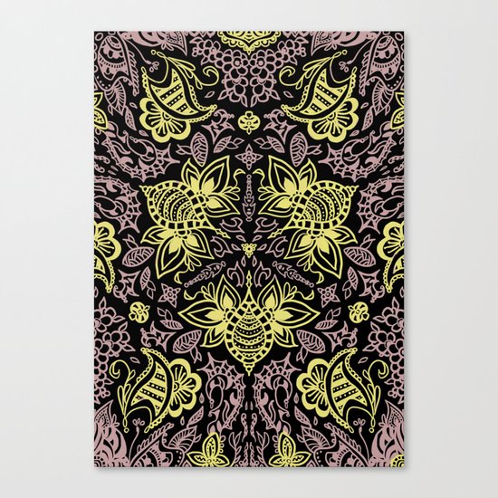 Bee-pink Canvas Print