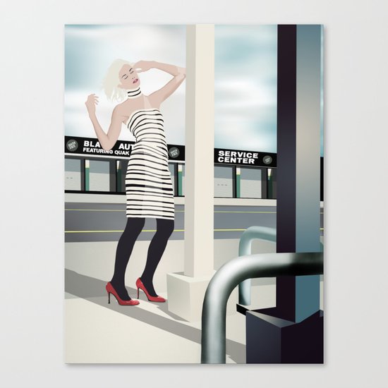 Diesel Street Canvas Print