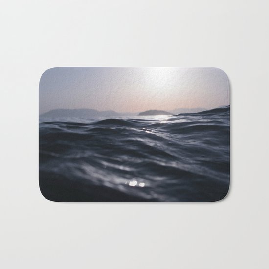 Water and Sun in the Distance (Lake / Ocean) Bath Mat