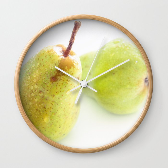 Pears Fruit Photo Wall Clock