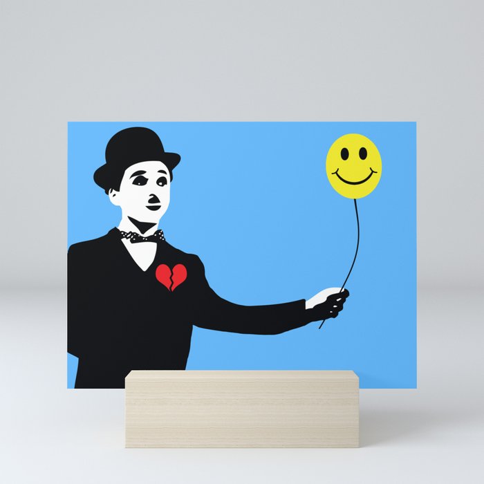 Silent Prodigy - Charlie Chaplin Mini Art Print