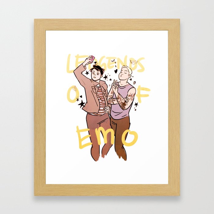 legends of emo Framed Art Print