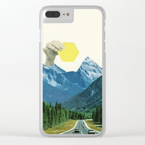 Moving Mountains Clear iPhone Case