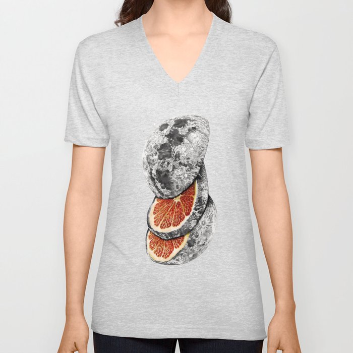 Lunar Fruit V Neck T Shirt