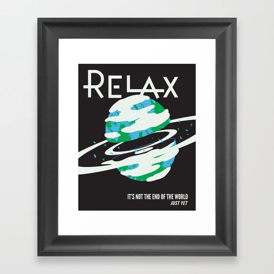 Take it easy Framed Art Print