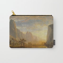 VALLEY OF THE YOSEMITE - ALBERT BIERSTADT Carry-All Pouch