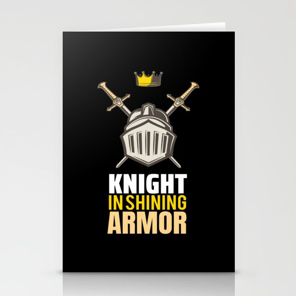 Knight in Shining Armor Roleplaying Game Stationery Cards