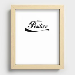 Think Positive Recessed Framed Print