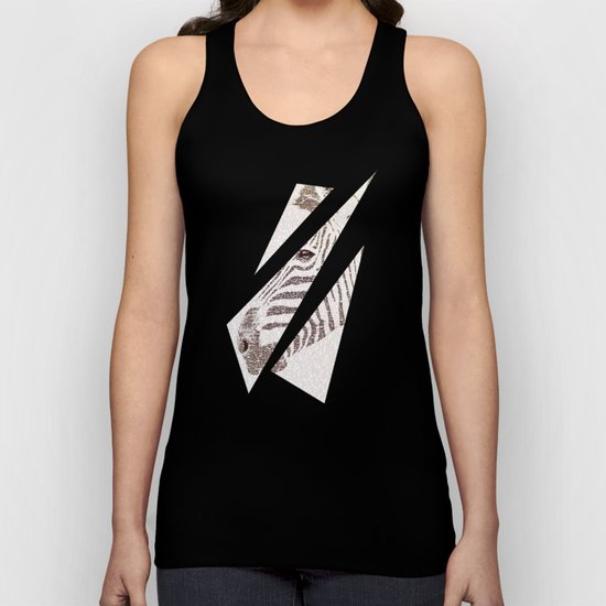 The Intellectual Zebra Unisex Tank Top