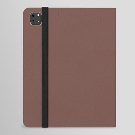 VINTAGE BROWN SOLID COLOR iPad Folio Case