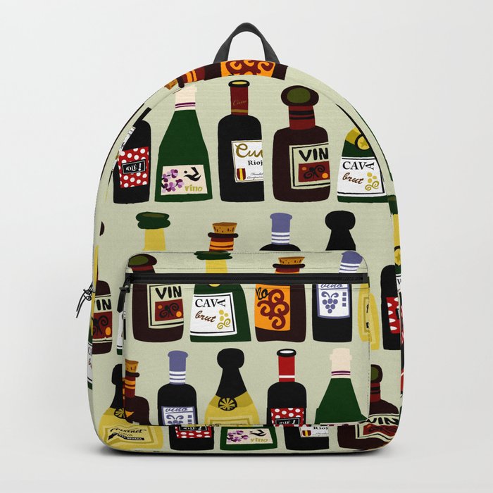 Wine Bottles Backpack