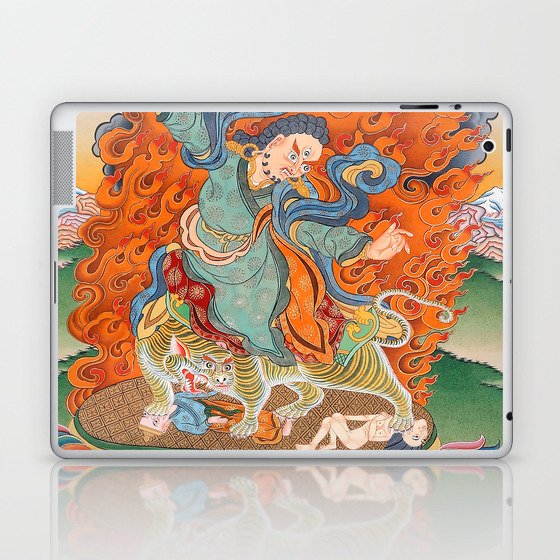 Lama Guru Tibetan Thangka Painting Laptop & iPad Skin