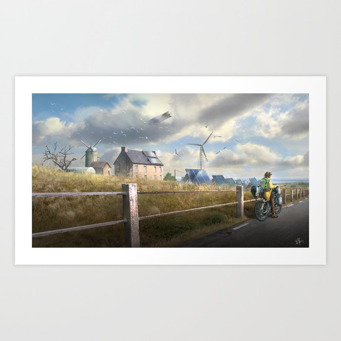 The Farm at the end of the World Art Print