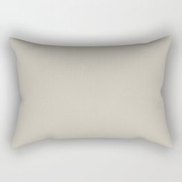 OATMEAL light gray solid color Rectangular Pillow