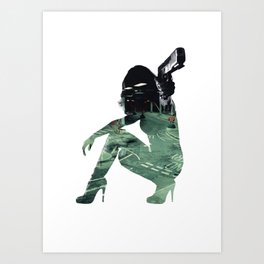 Urban Assault Art Print | Collage, Graphic Design, Illustration 