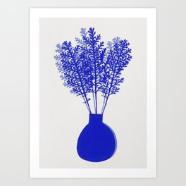 Blue Still Life Art Print