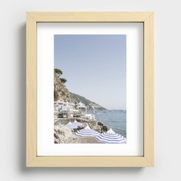 Positano Beach 2 Recessed Framed Print