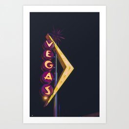 Vegas Art Print